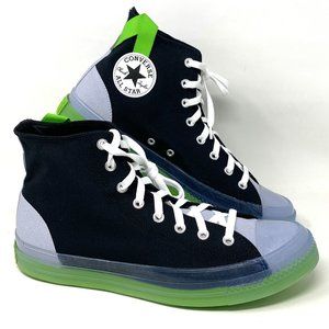 Converse Ctas CX Shoe High Top Sneaker Men's Black Green White Canvas 170834C
